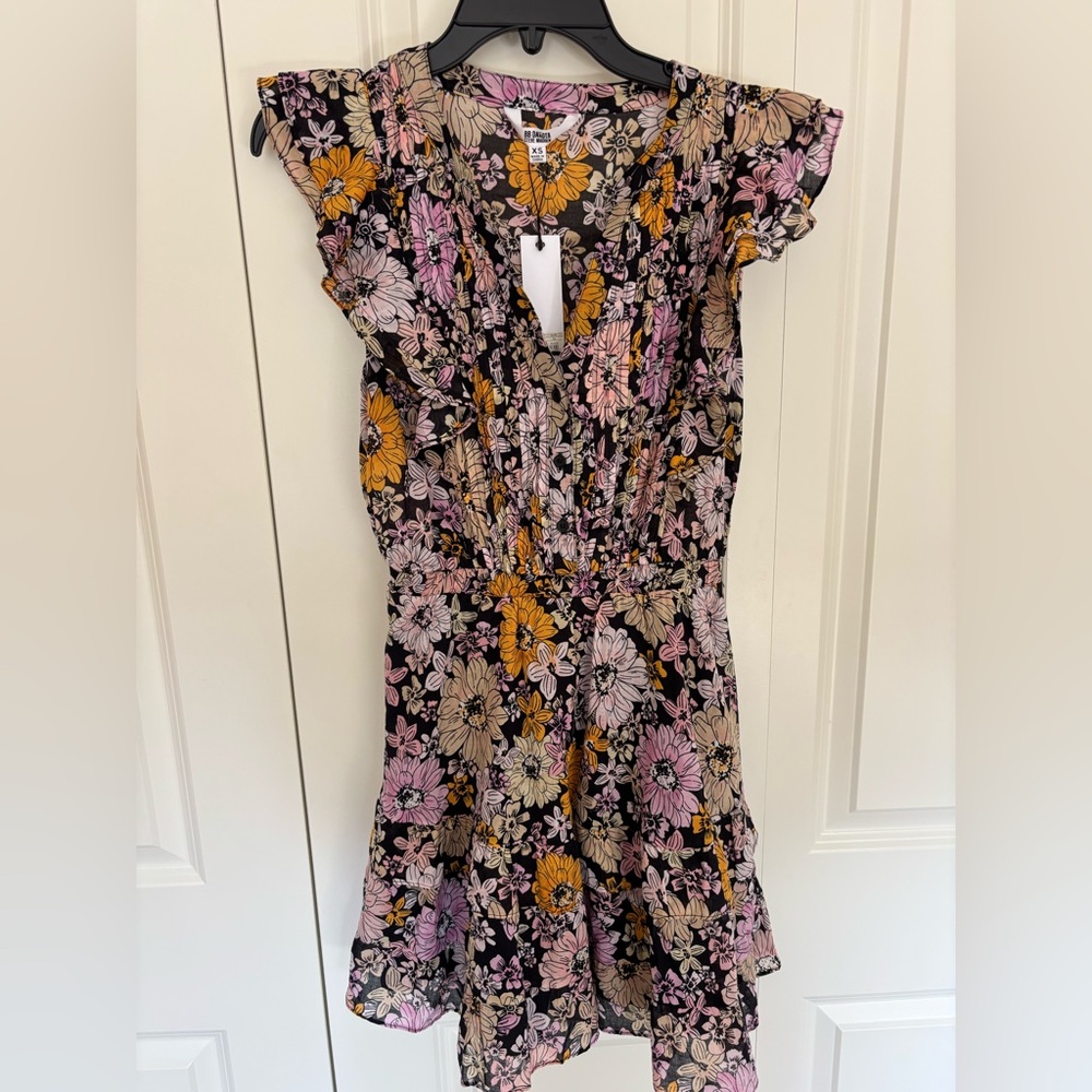 Women’s BB Dakota x Steve Madden Know Your Flower Dress size XS NWT